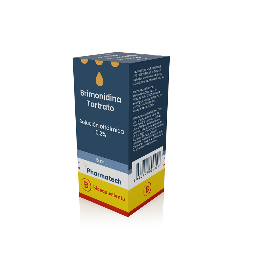 BRIMONIDINA SOL OFT 0,2% X 5 ML PHARMATECH