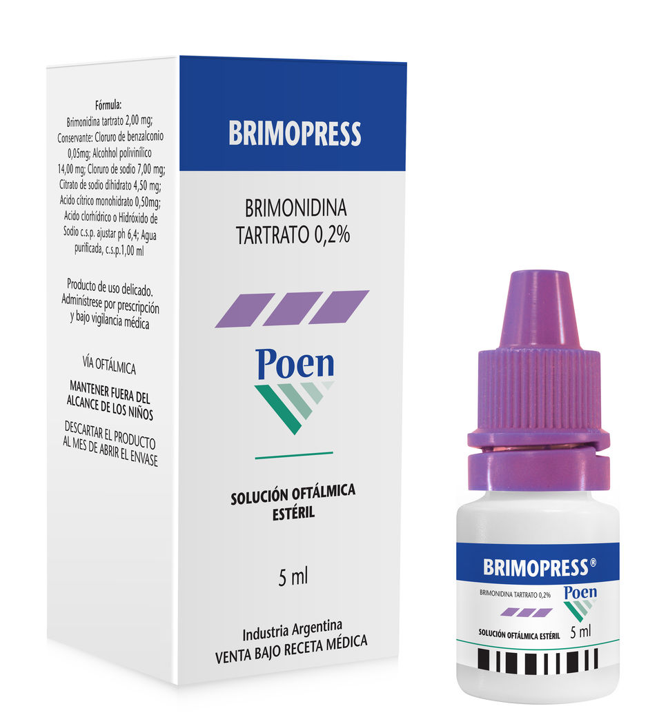 BRIMOPRESS SOLUCIÓN OFTALMICA 0,2% X 5 ML