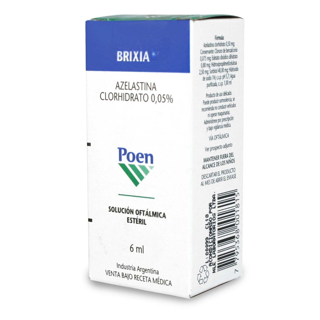 BRIXIA SOLUCION OFTALMICA 0,05% X 6 ML