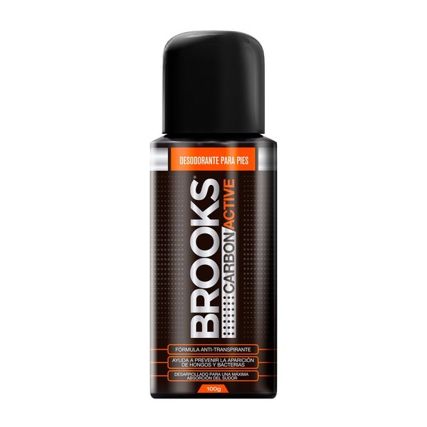 BROOKS TALCO SPRAY CARBON ACTIVO X 100 ML