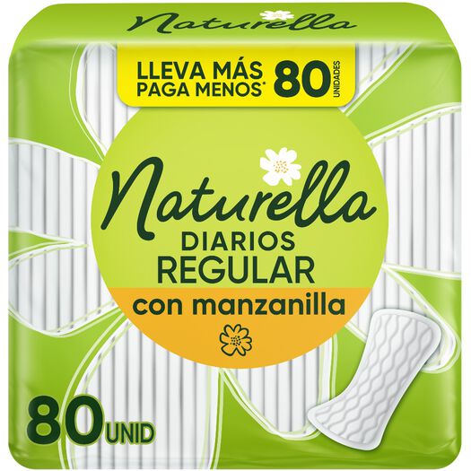 NATURELLA PROTECTOR DIARIO MANZANILLA X 80 UND