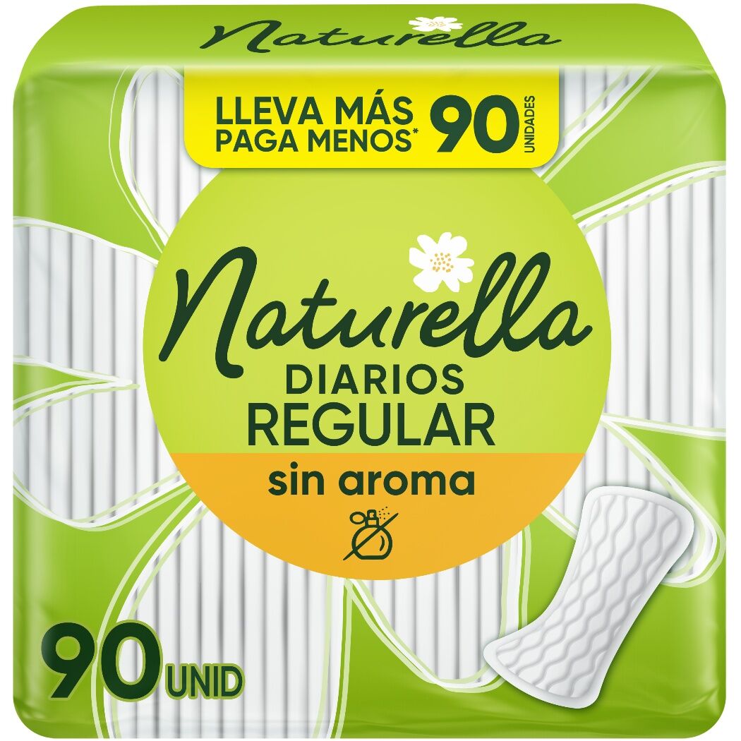 NATURELLA PROTECTOR DIARIO SIN AROMA X 90 UND