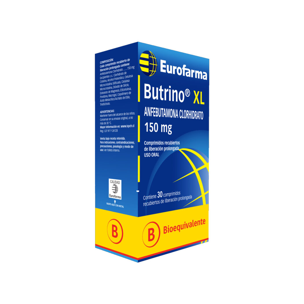 BUTRINO XL 150 MG COM X 30 (BE)