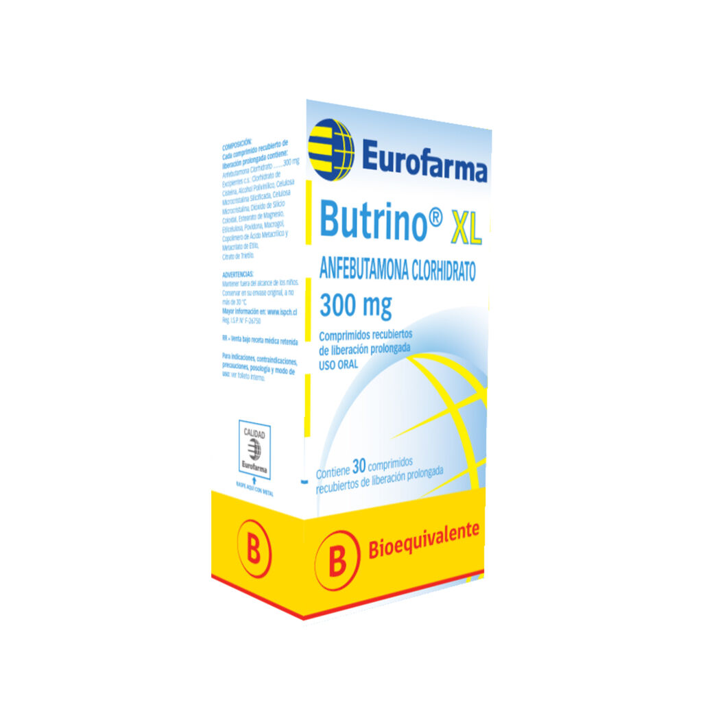 BUTRINO XL 300 MG COM X 30 (BE)