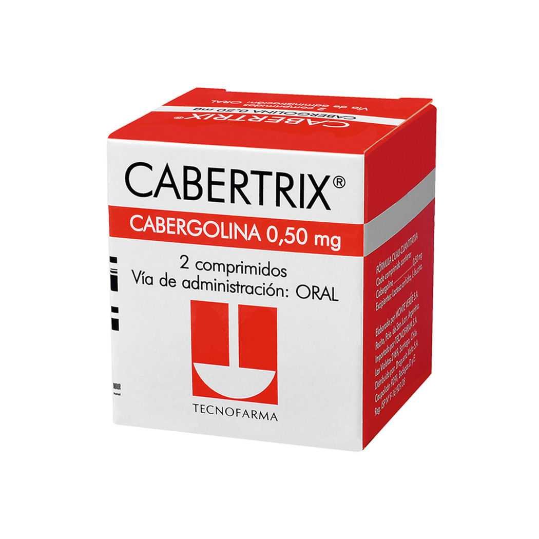 CABERTRIX COM 0,5 MG X 2