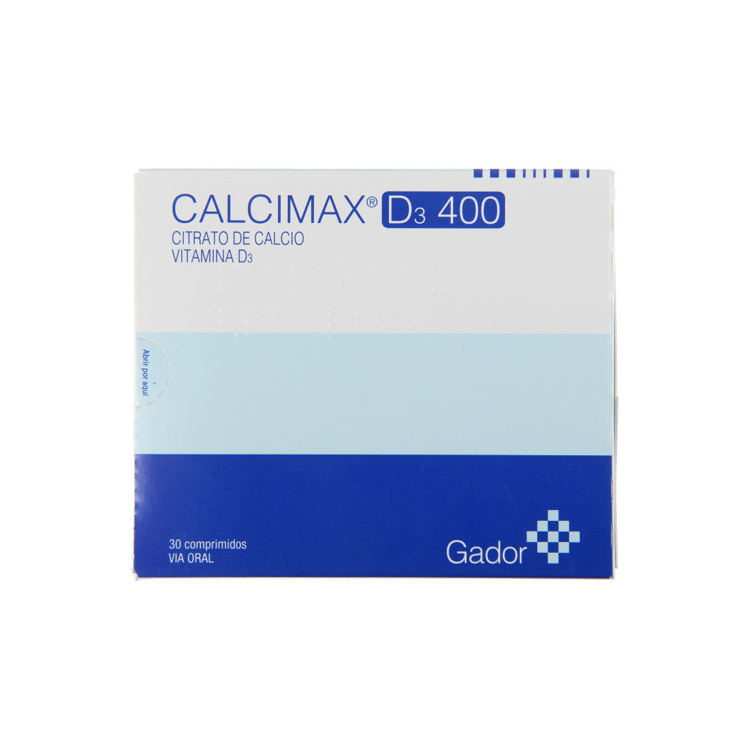 CALCIMAX D3 COM 400 MG X 30