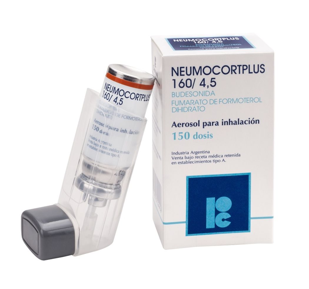 NEUMOCORT PLUS INHALADOR 160/4.5 X 150 DOSIS