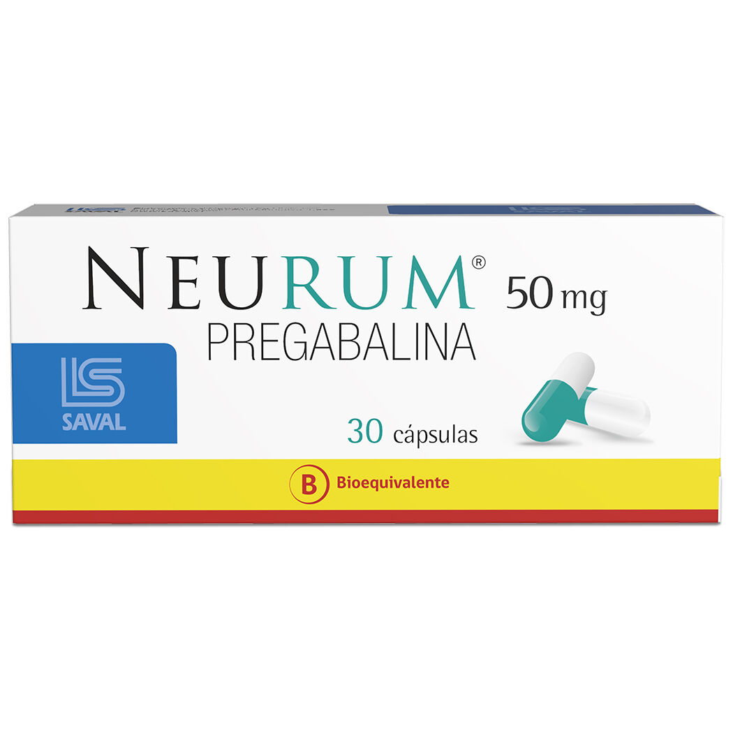 NEURUM 50 MG X 30 CÁPSULAS...