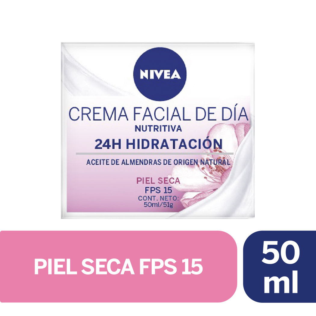 NIVEA FACE HIDRATANTE INTENSIVA DIA FPS15 CRE X 50 ML