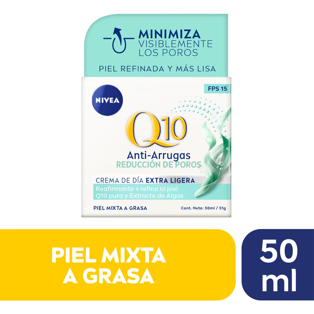 NIVEA FACE Q10 PLUS ANTIARRUGAS LIGHT FPS15 X 50 ML