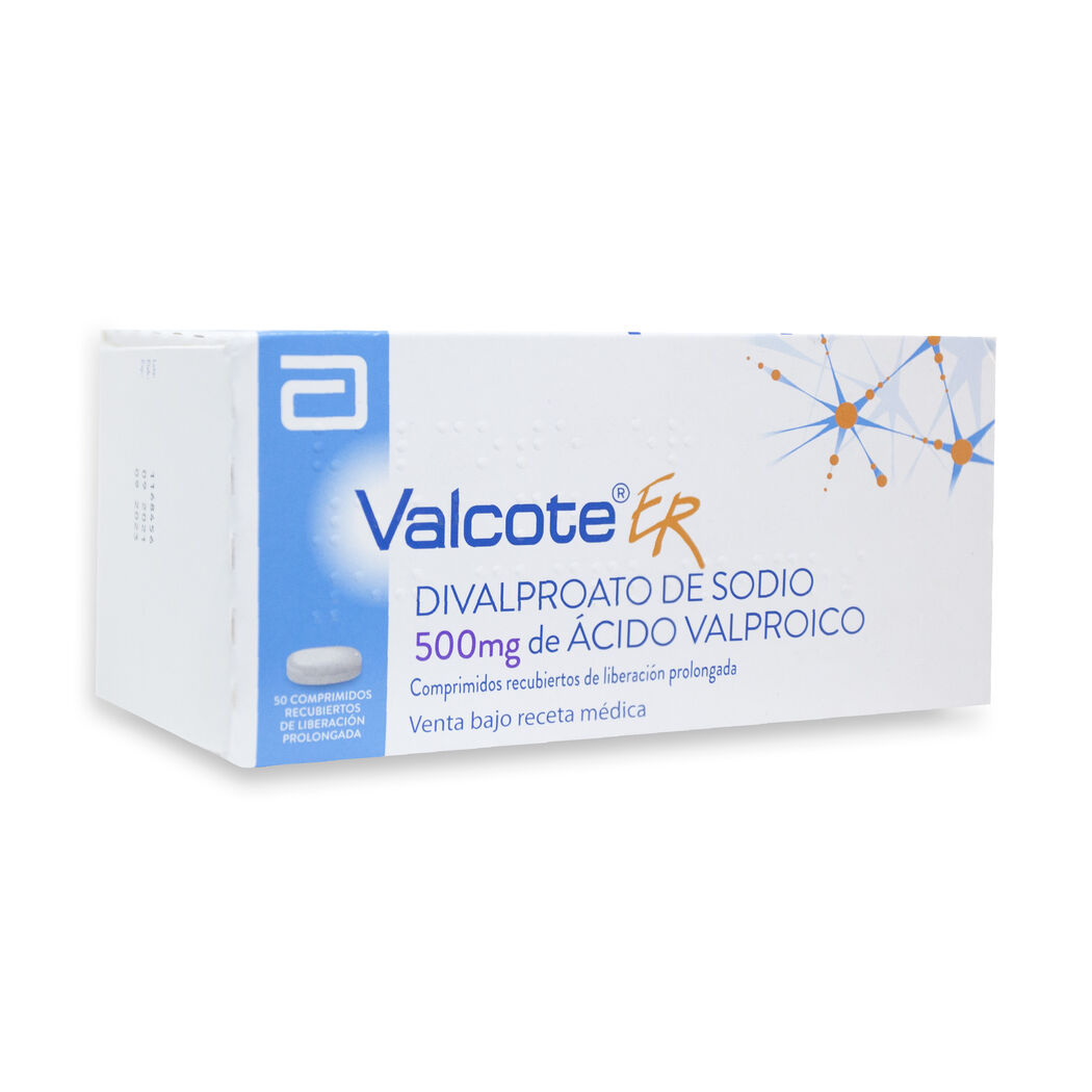 VALCOTE ER 500 MG X 50 COMP...