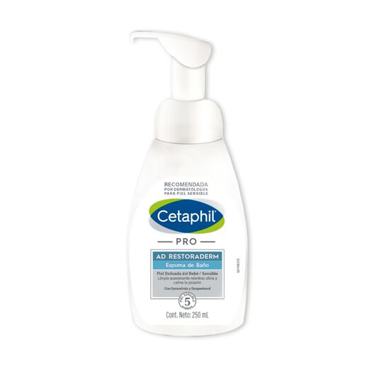 CETAPHIL DERMOPEDIATRICS ESPUMA DE BAÑO X 250 ML