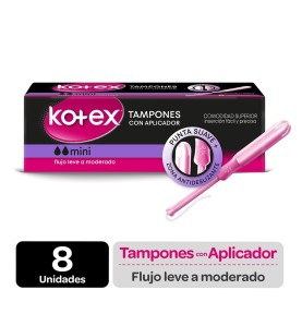 KOTEX TAMPON CON APLICADOR...