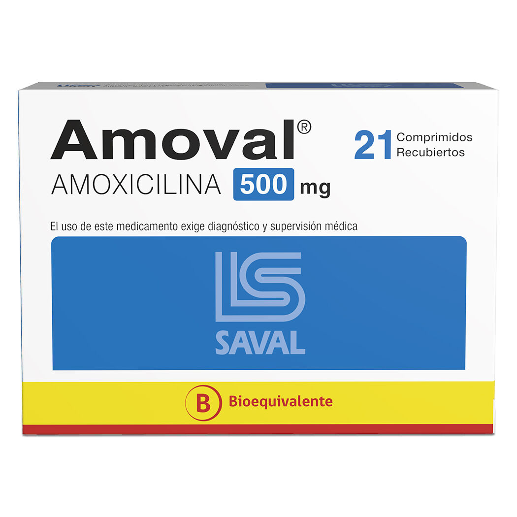 AMOVAL COM 500 MG X 21