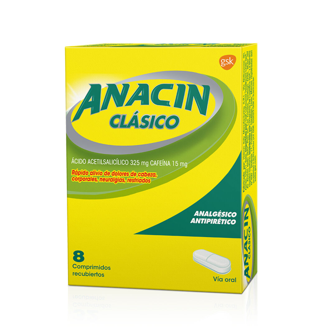 ANACIN CLASSIC  X 8 COMPRIMIDOS