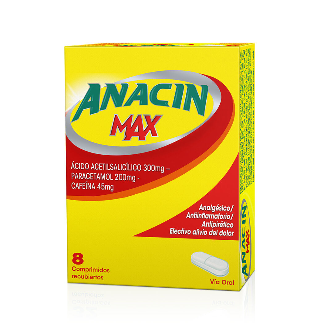 ANACIN MAX  X 8 COMPRIMIDOS
