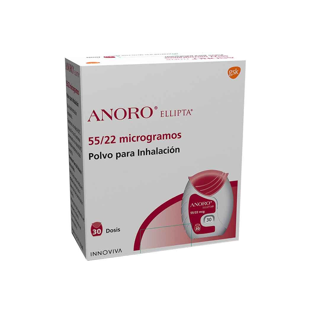 ANORO ELLIPTA 55/22 MCG X 30 DOSIS