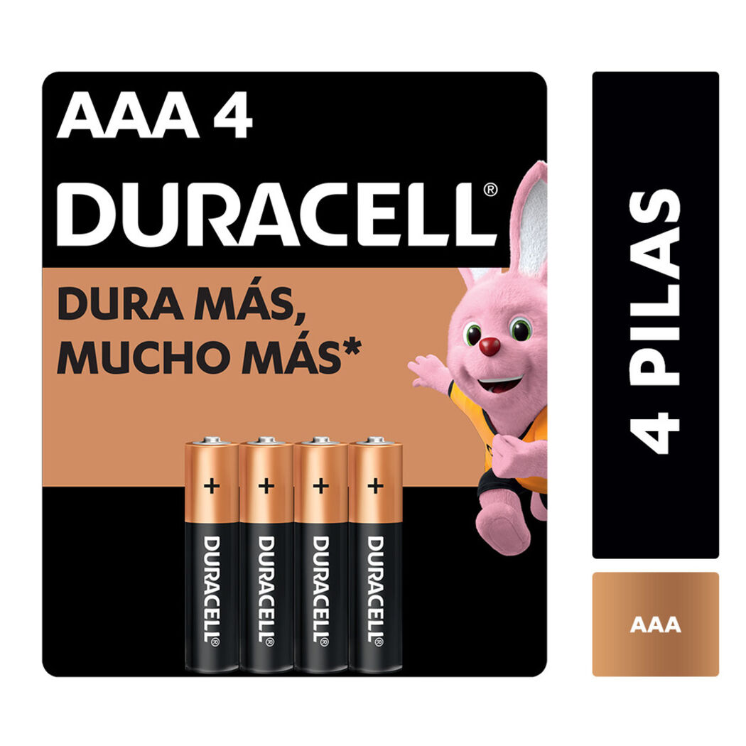 DURACELL PILA AAA X 4 UND