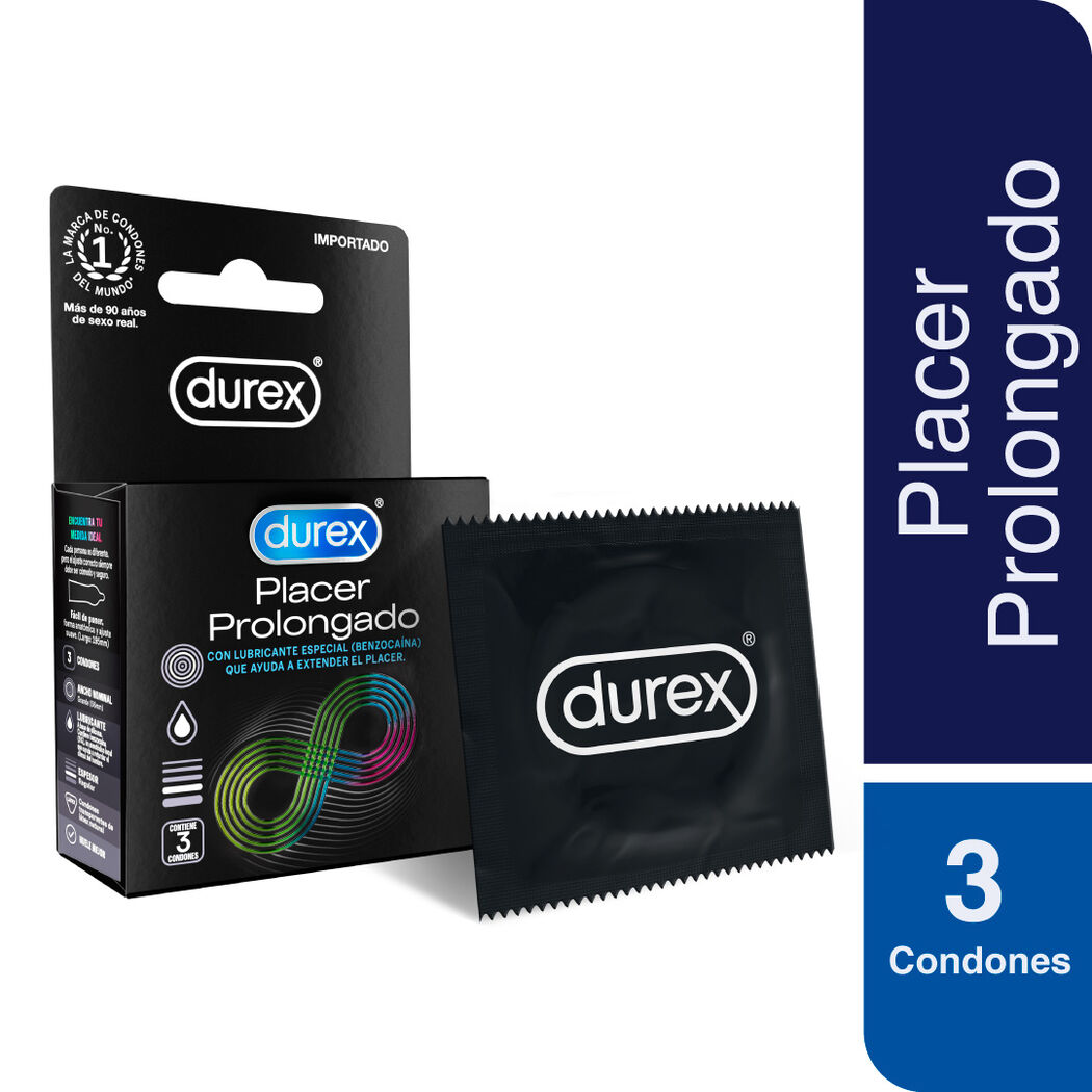 DUREX PLACER PROLONGADO X 3...