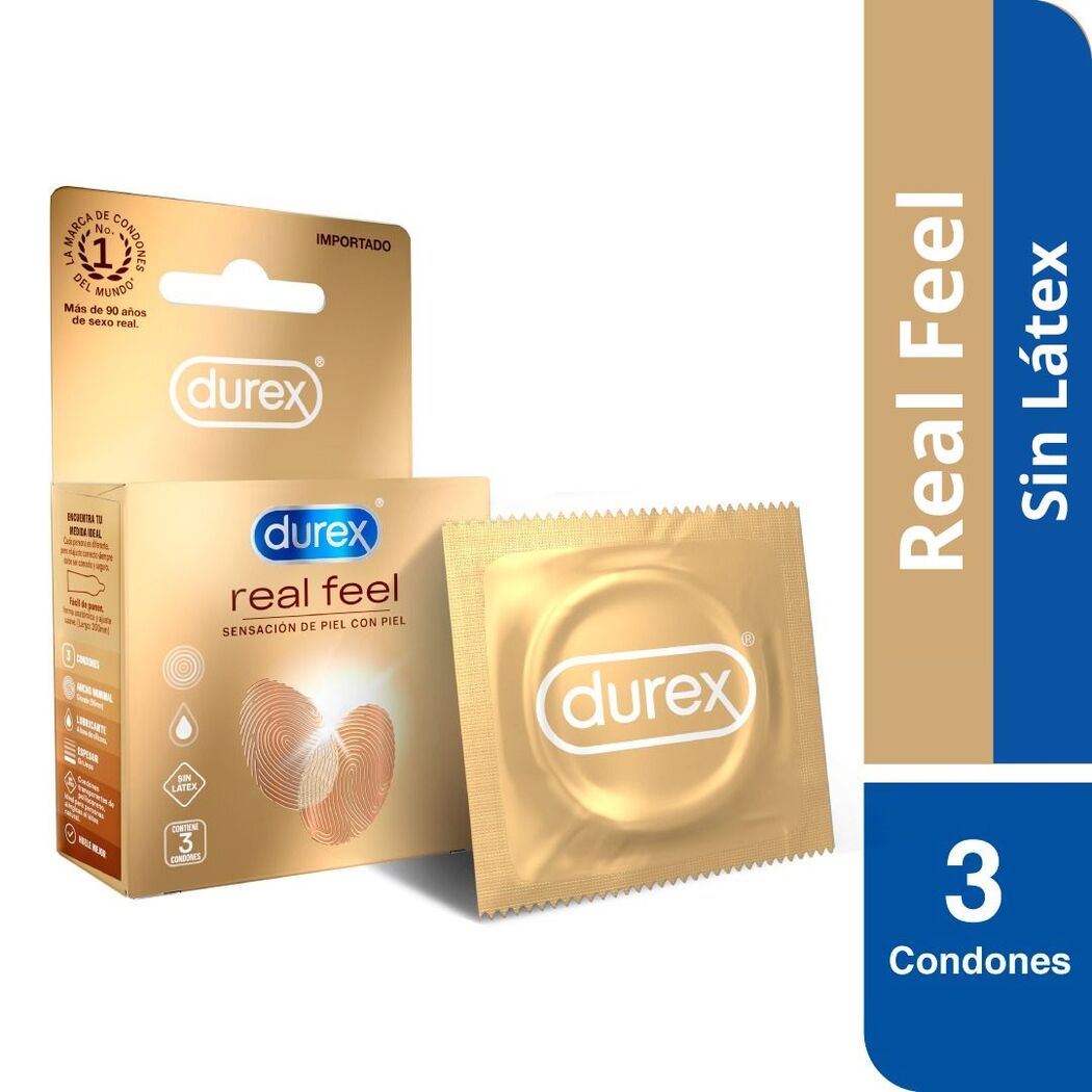 DUREX REAL FEEL X 3 PRESERV...