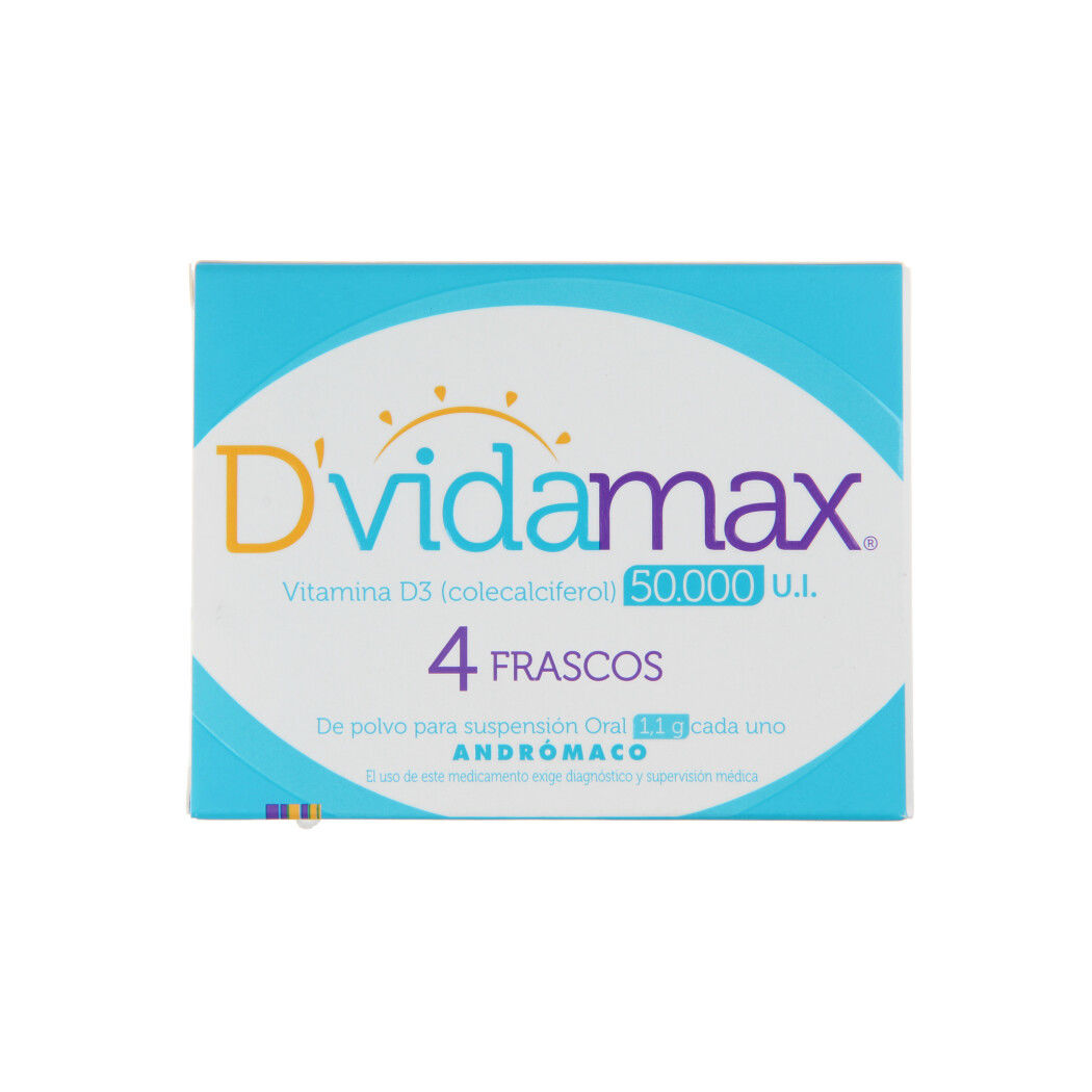 DVIDAMAX PVO SUS ORAL X 50.000 I.U X 4 FRASCOS