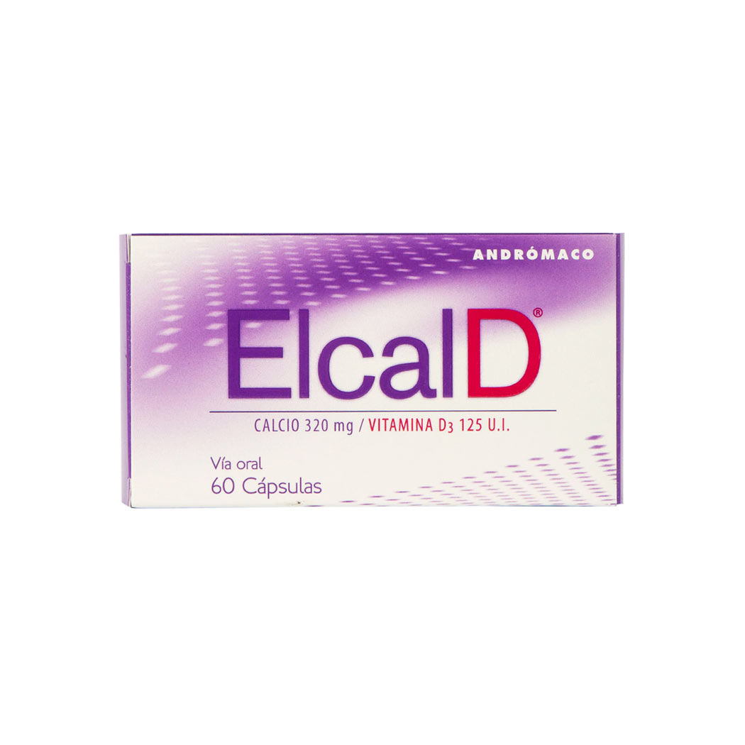 ELCAL-D  320 MG+VIT D X 60 CAPSULAS