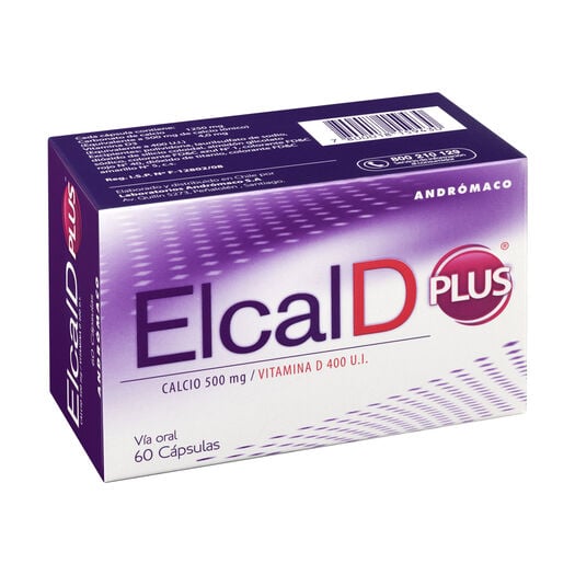 ELCAL-D PLUS CAP 500 MG+VIT...