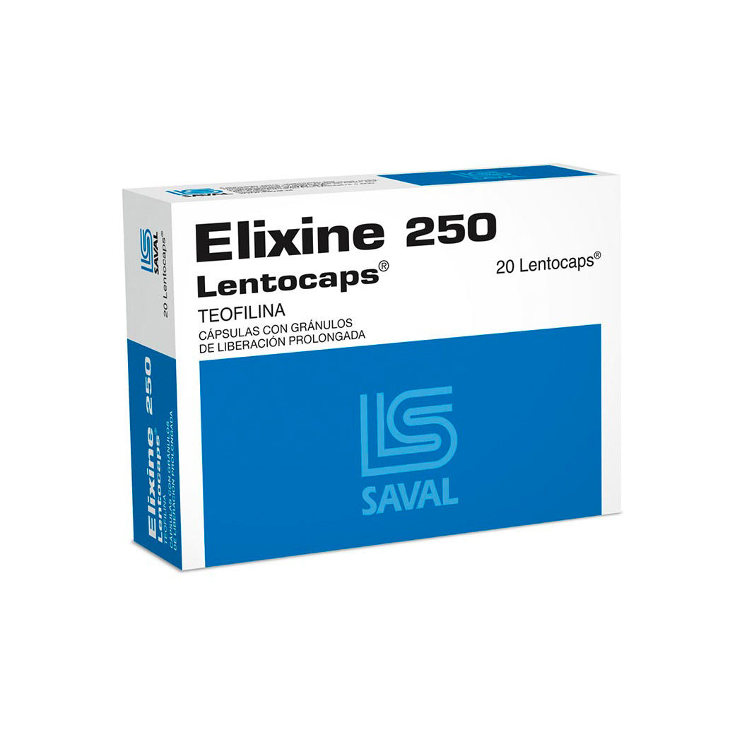 ELIXINE LENTO CAP 250 MG X 20