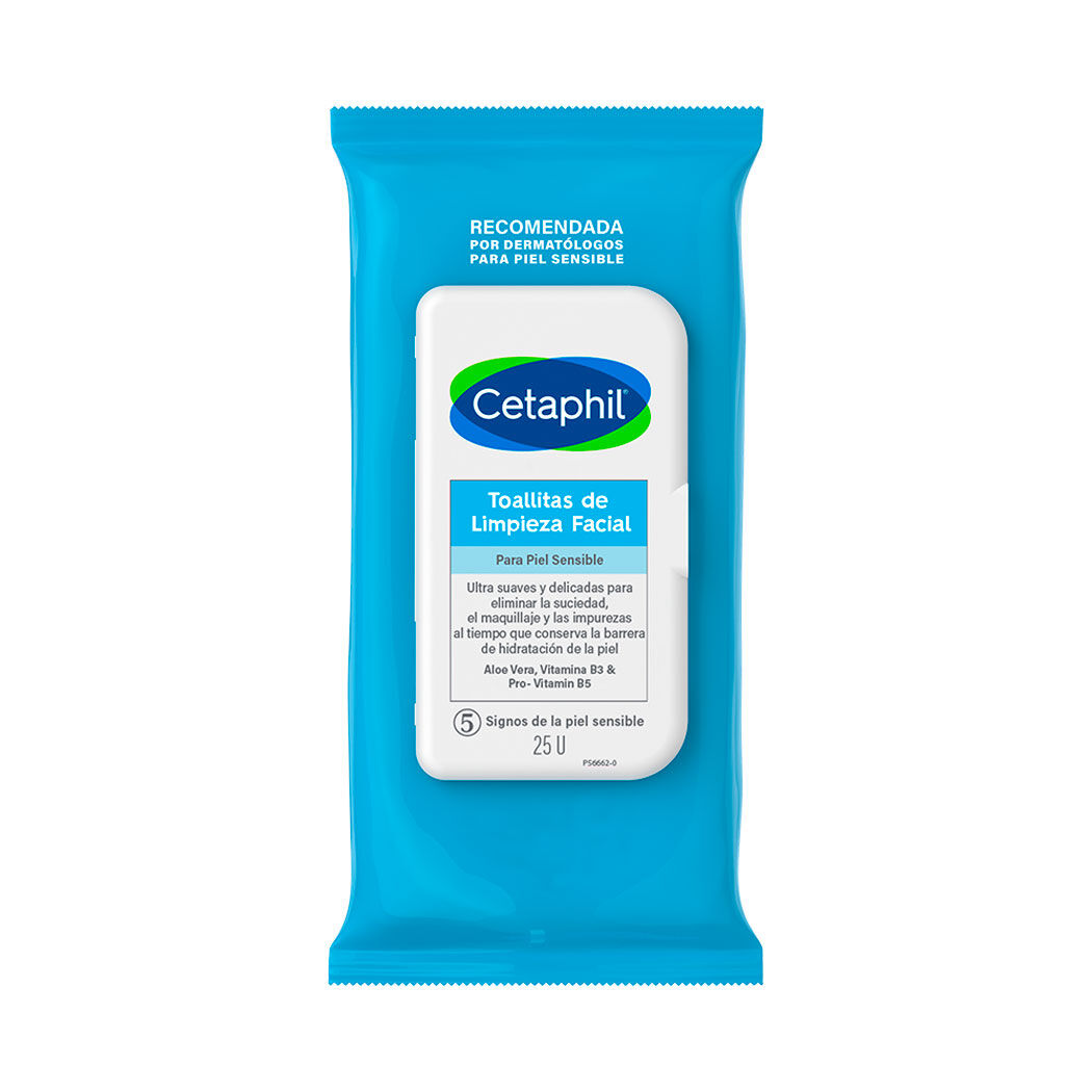 CETAPHIL TOALLITAS LIMPIEZA FACIAL  X 25