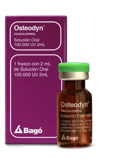 OSTEODYN SOL ORA 100.000 UI X 2 ML