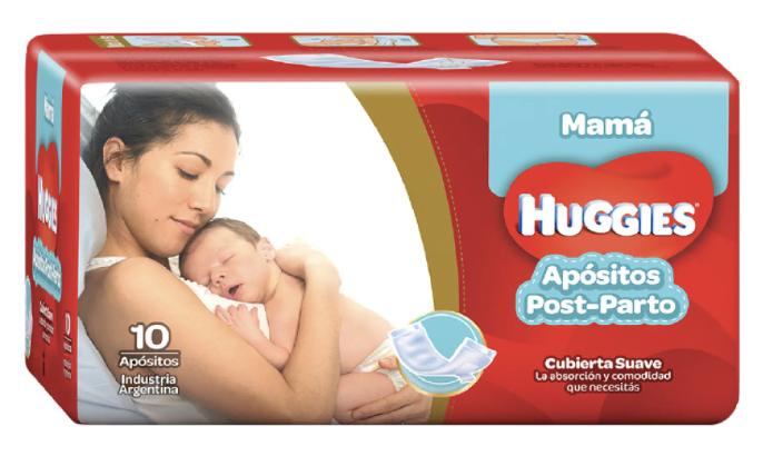 APOSITO POST PARTO HUGGIES X 10 UND