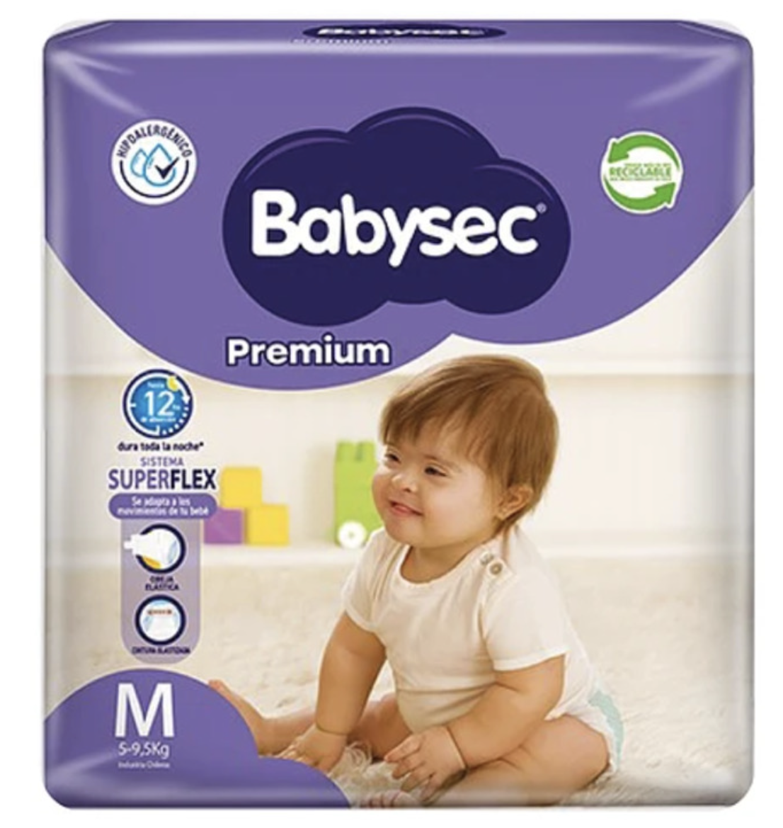 BABYSEC PREMIUM M PAÑAL X 20