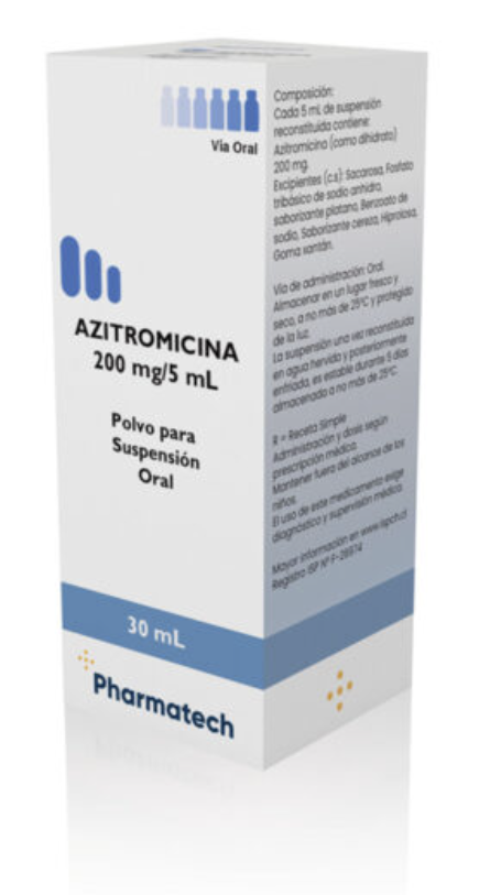 AZITROMICINA SUS 200 MG X...