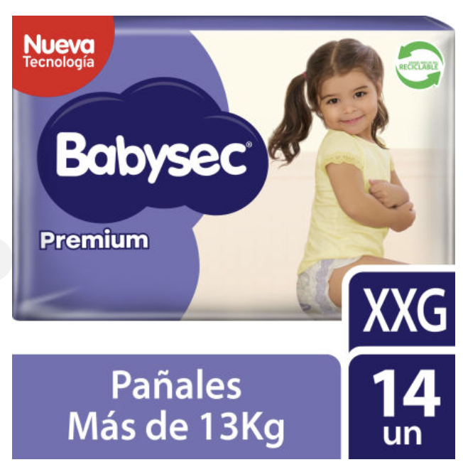 BABYSEC PREMIUM XXG PANAL X 14
