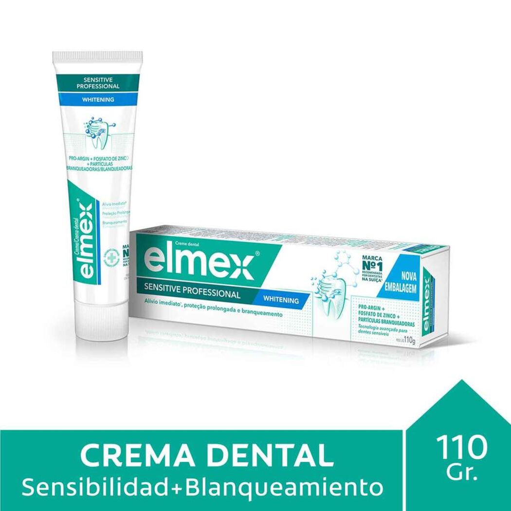 ELMEX CRE SENSITIVE PROFESSIONAL WHITNNG X 110 GR