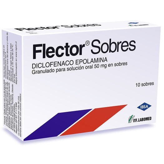FLECTOR  50 MG X 10 SOBRES