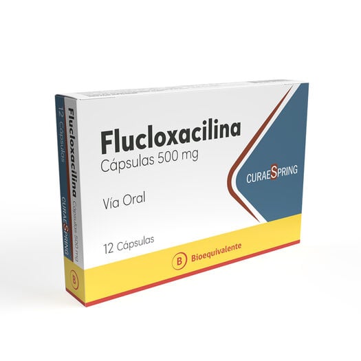 FLUCLOXACILINA CAP 500 MG X 12 MDC