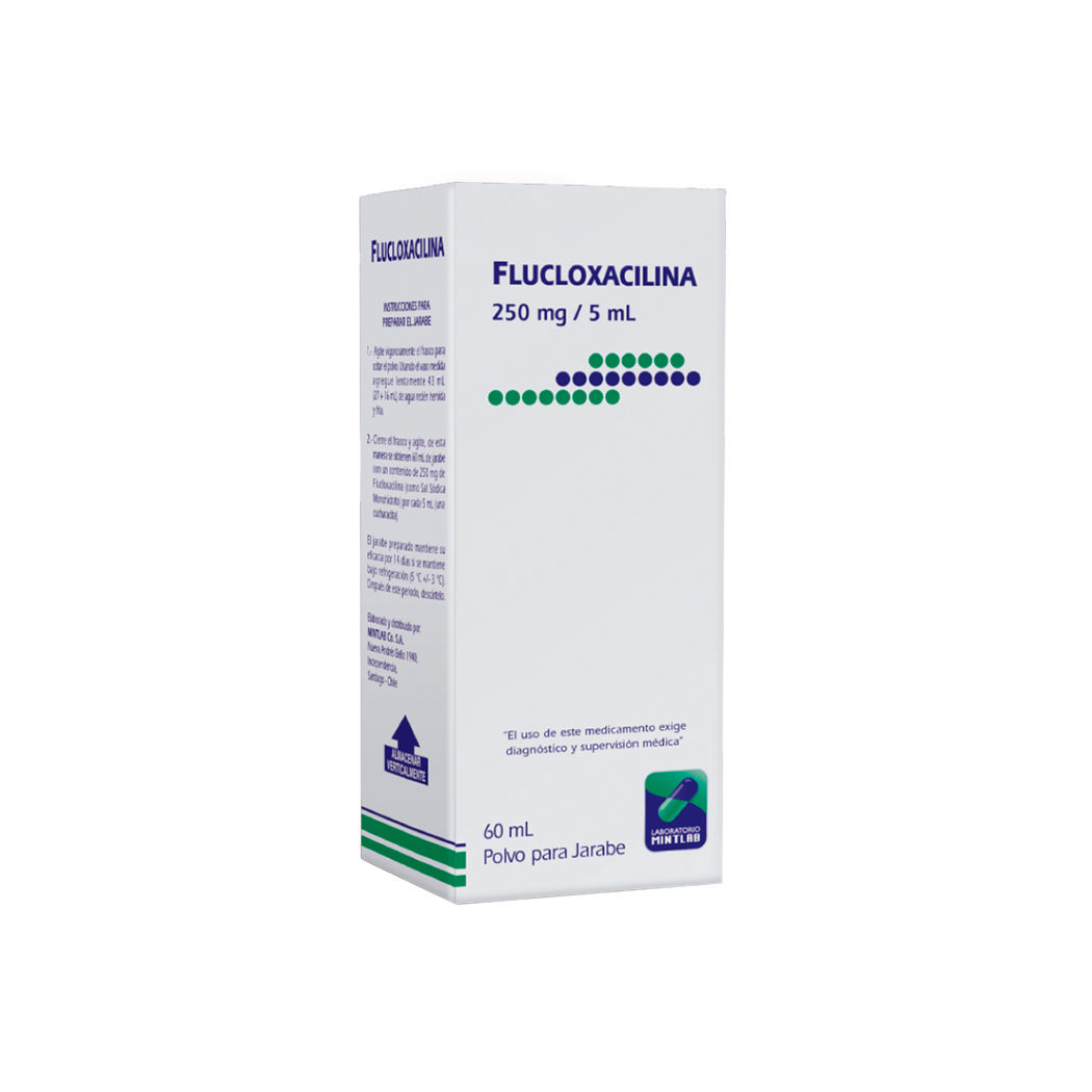 FLUCLOXACILINA JBE 250 MG X 60 ML MINT