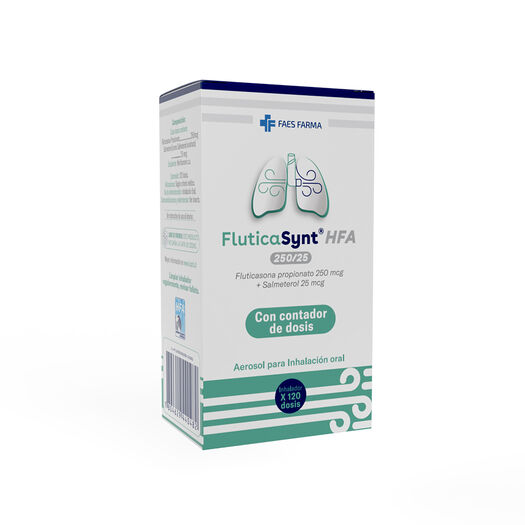 FLUTICASYNT INHALADOR HFA 250/25 X 120 DOSIS