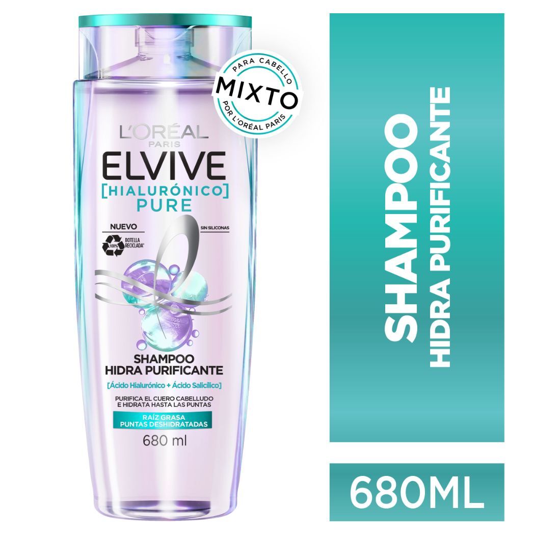 ELVIVE SHAMPOO PURE X 680 ML