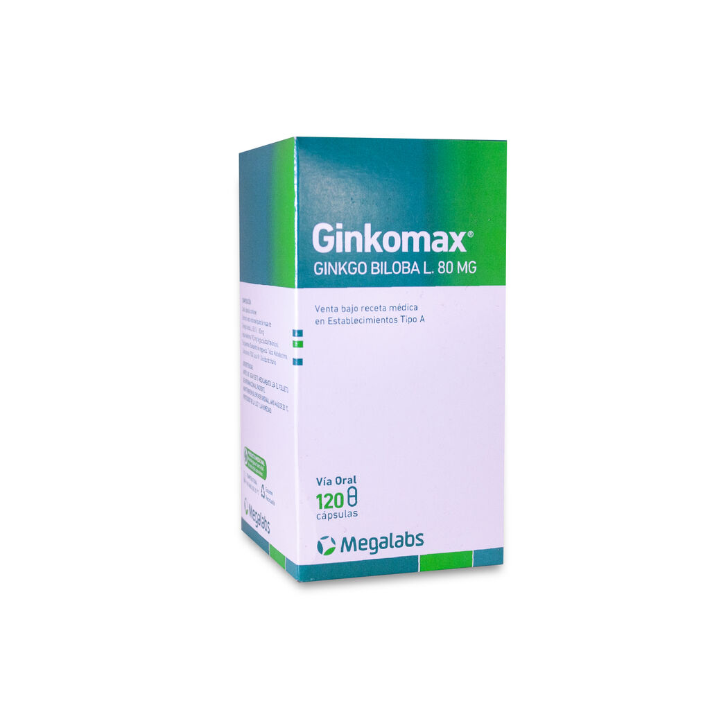 GINKOMAX  80 MG X 120 CAPSULAS