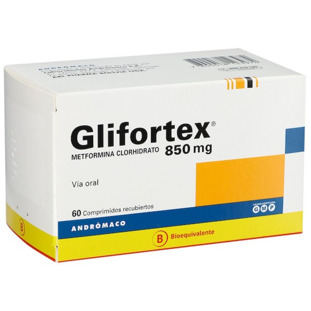 GLIFORTEX COM 850 MG X 60 COM