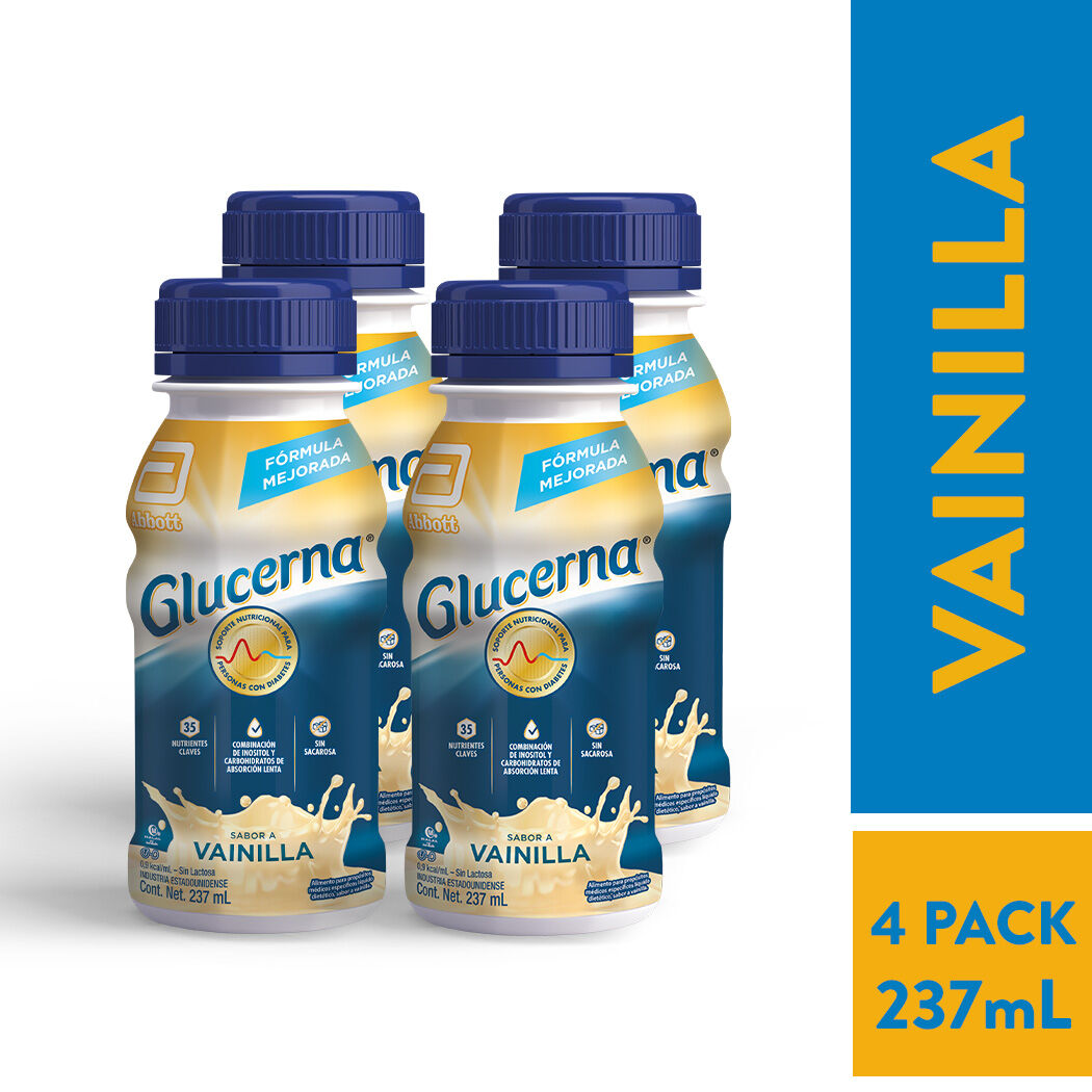 GLUCERNA VAINILLA X 237 MLX 4 PACK