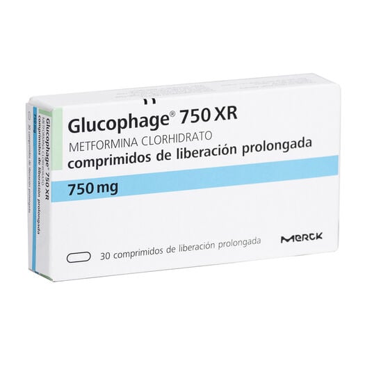 GLUCOPHAGE XR COM 750 MG X 30