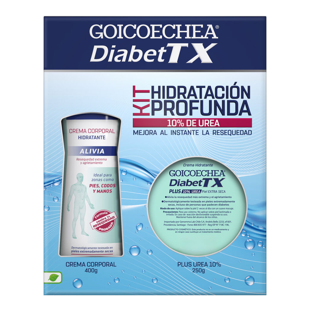 GOICOCHEA DIABET TX UREA 250GR + DIABETTX EMULSION 400ML