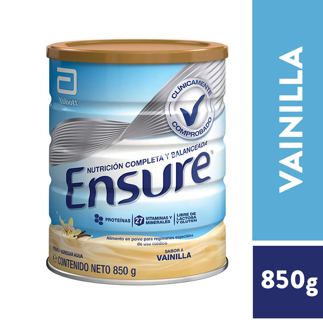 ENSURE VAINILLA PVO X 850 GR