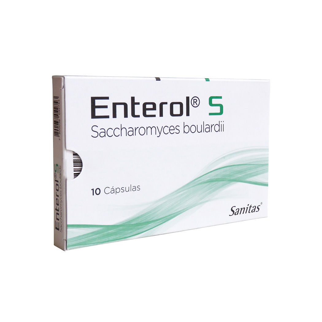ENTEROL S  X 10 CAPSULAS