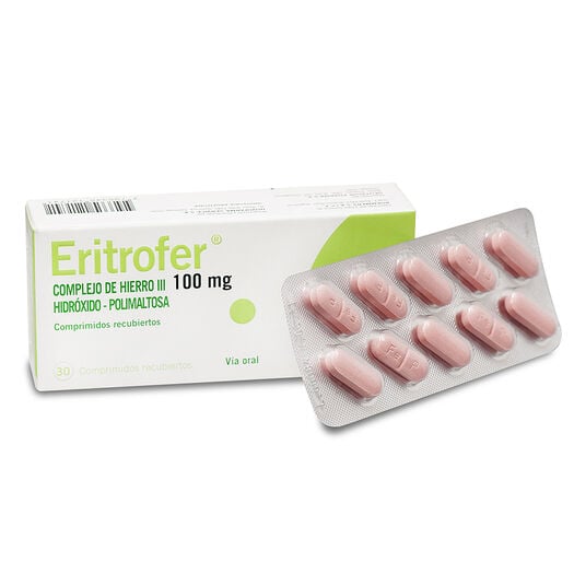 ERITROFER COM 100 MG X 30