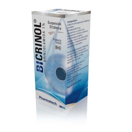 BICRINOL SOL OFT 1% X 5 ML (BRINZOLAMIDA)