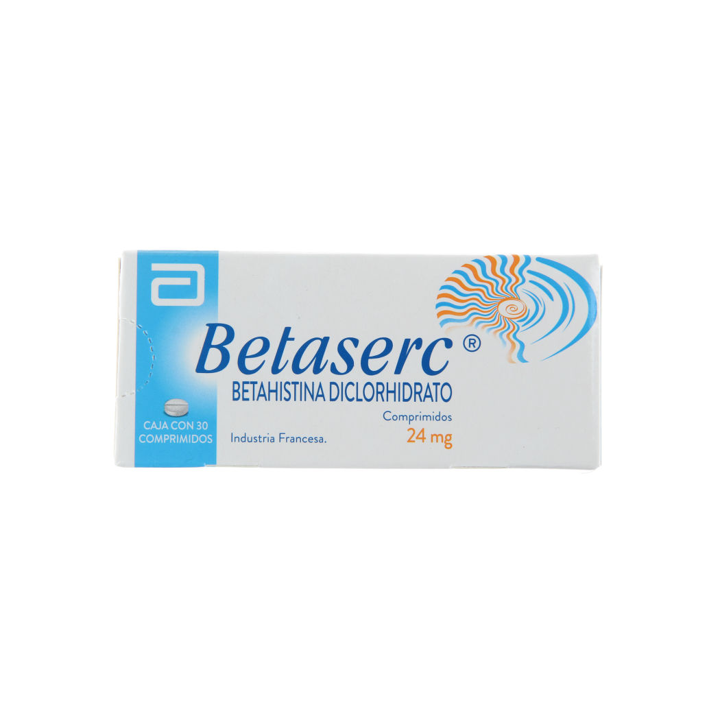 BETASERC 24 MG X 30 COMPRIMIDOS